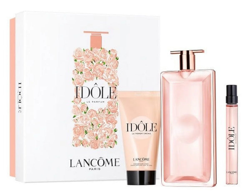 Idole, Set Cadou Femei, 50ml Apa de Parfum + 10 ml Mini Parfum + 50ml Lotiune de Corp