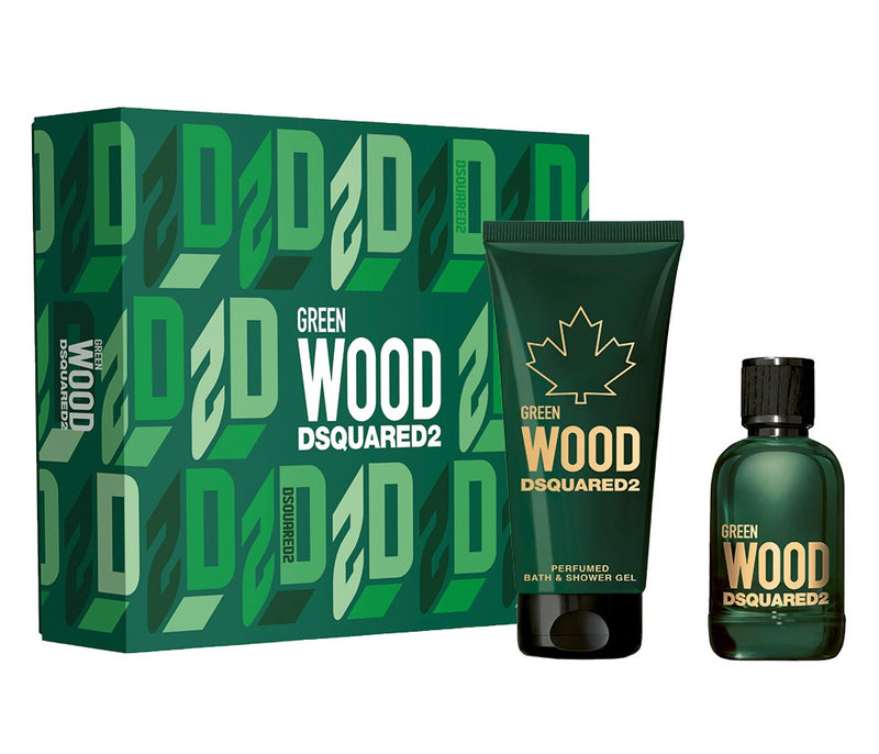 Set Cadou Green Wood, Eau de Toilette 100 ml + Shower Gel 100 ml