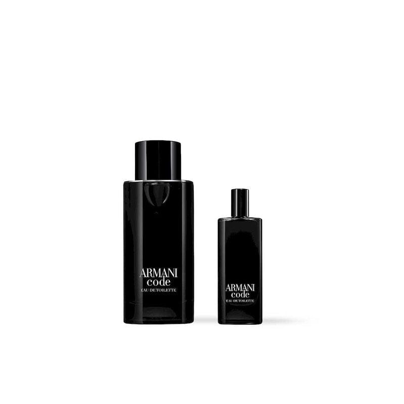 希少美品　 GIORGIO ARMANI　ケープコート　ブラック　46 Set Cadou Travel Code Men 125ml Apa de Toaleta + 15 ml Mini Parfum