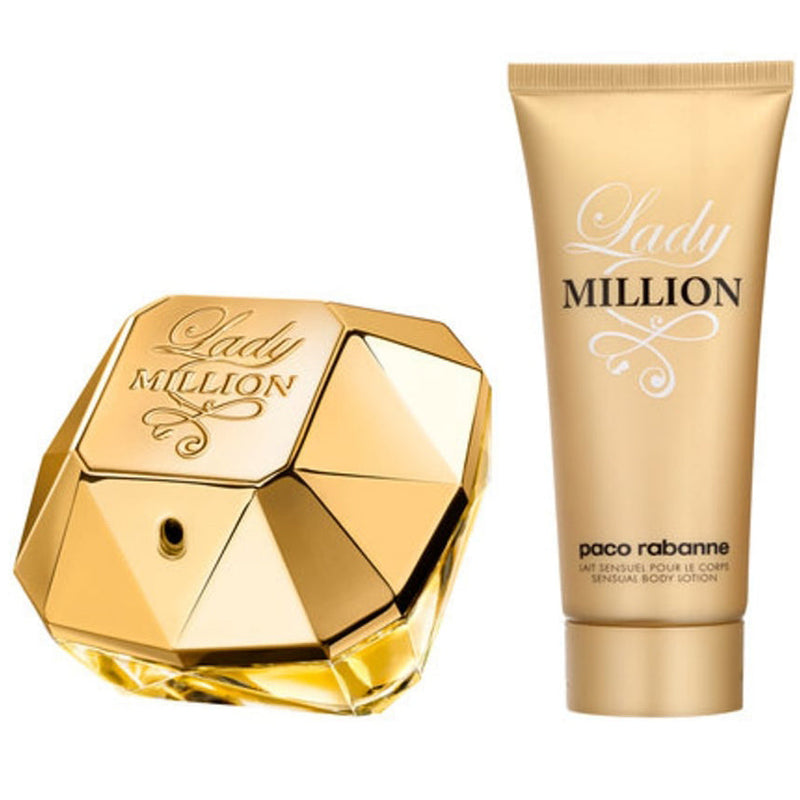 Set Cadou Lady Million, Apa de Parfum 80 ml + Lotiune de Corp 100 ml
