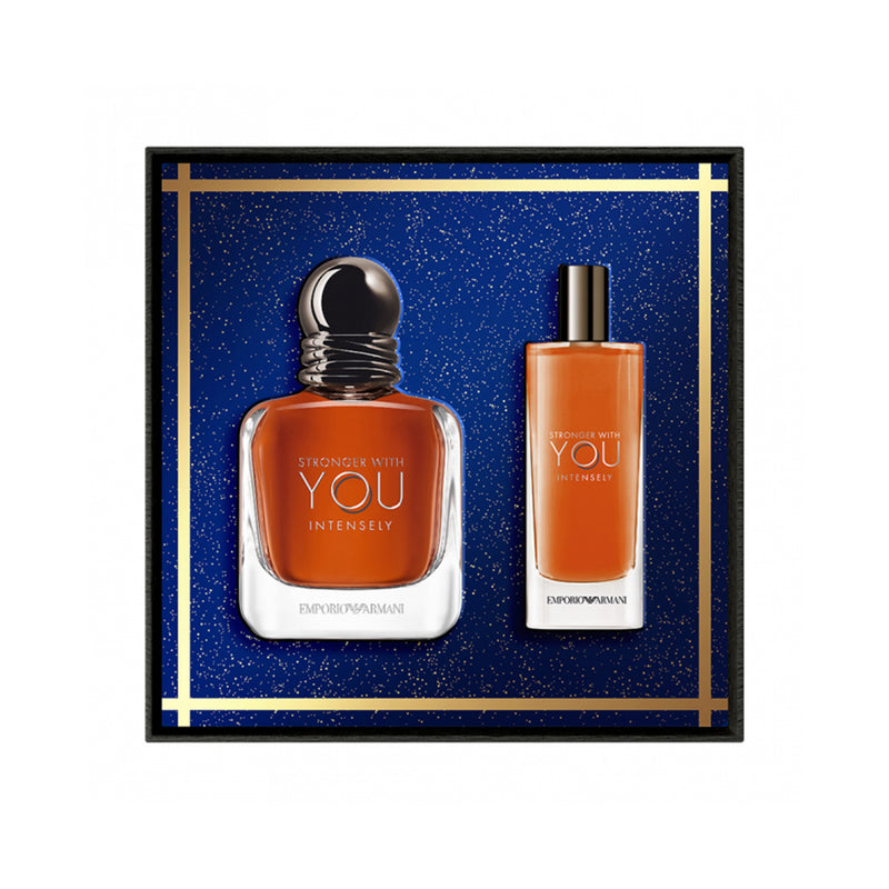 Set Cadou Stronger With You Intensely, Apa de Parfum 100ml + Apa de Parfum 15ml