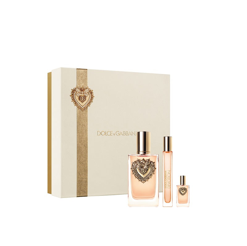 Set Cadou Devotion , Apa de Parfum 100ml + Apa de Parfum 10ml + Apa de Parfum 5ml