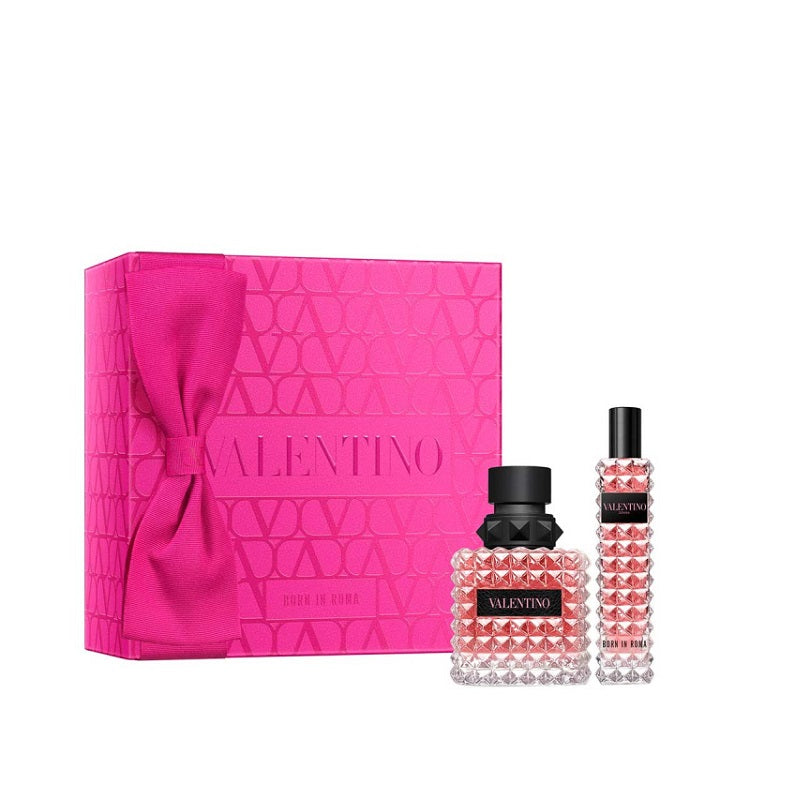 Set Cadou Born in Roma Femei,l Apa de Parfum 50 ml + Mini Parfum 15ml