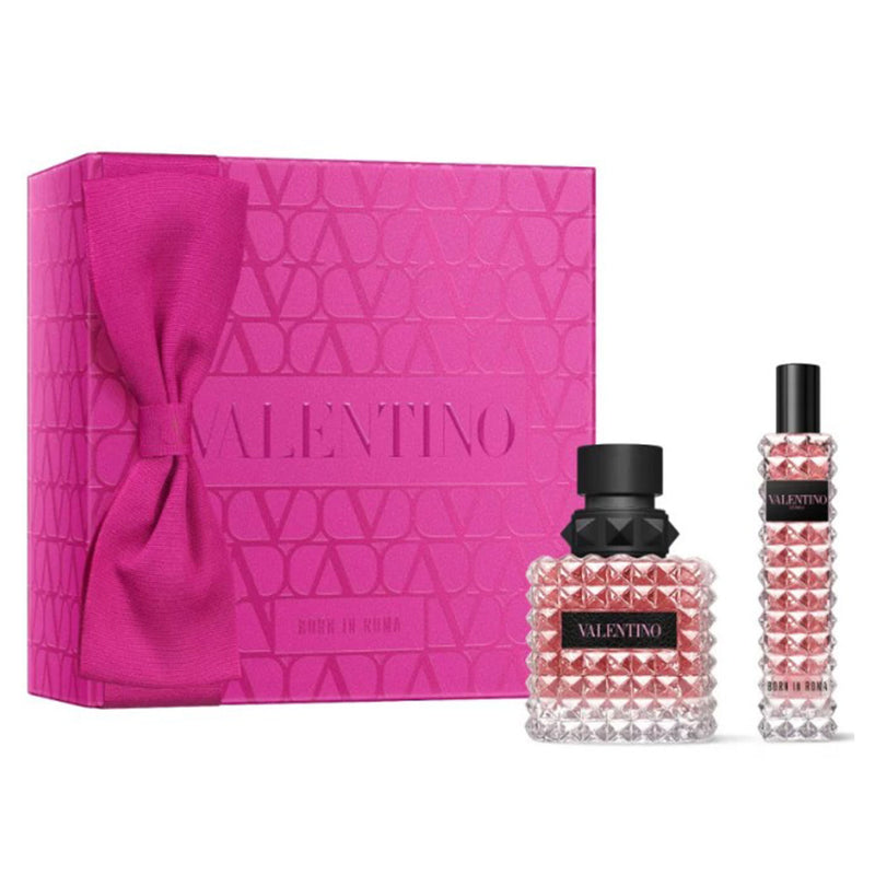 Set Cadou Born in Roma Femei, Apa de Parfum 50 ml + Mini Parfum 15ml