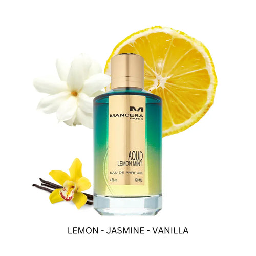 Mancera Aoud Lemon Mint, Apa de Parfum, Unisex - 120ml