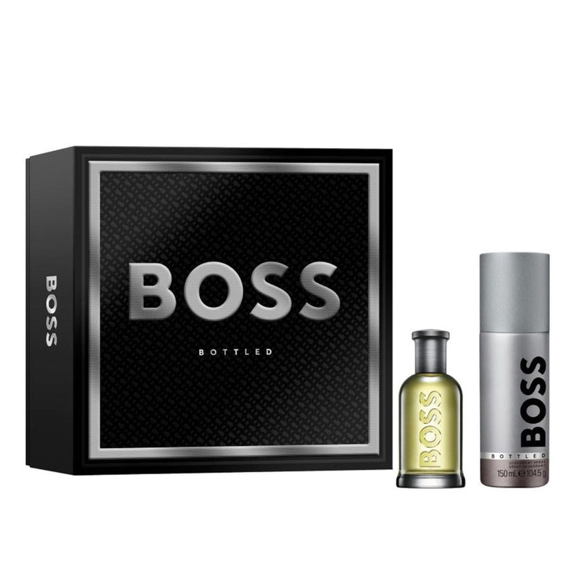Hugo Boss Bottled, Set Cadou,  Apa de Toaleta 50ml + Deodorant Spray 150ml,  Barbati
