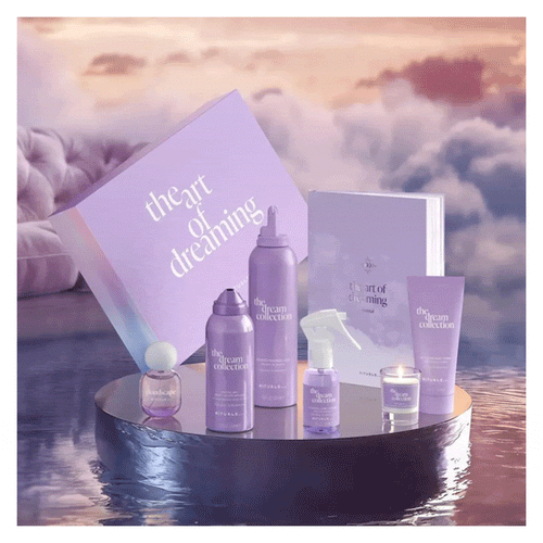 RITUALS Dream Body Care Set: Foaming Shower Gel 200ml + Body Cream 100ml + Body Lotion Mousse 150ml + Journal  + Home Perfume 50 ml + Eau de Parfum 15 ml + Scented Candle 25 g