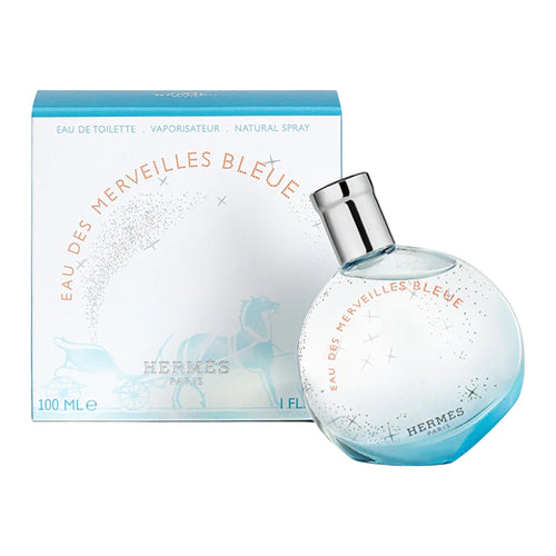 Hermes Eau des Merveilles Bleue, Apa de Toaleta, Femei - 100ml