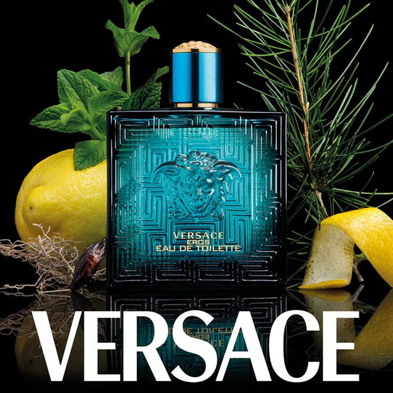 Versace Eros Apa de Toaleta, Barbati - 200ml