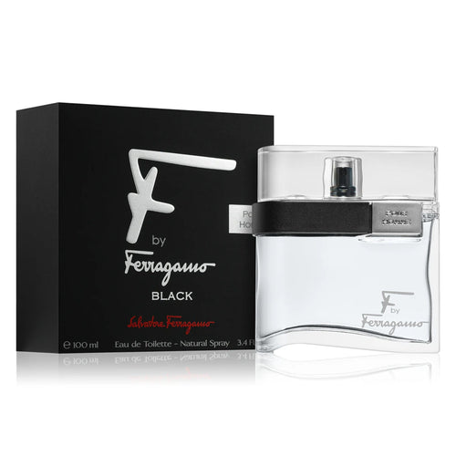 Salvatore Ferragamo F by Ferragamo Black, Apa de toaleta, Barbati - 100ml