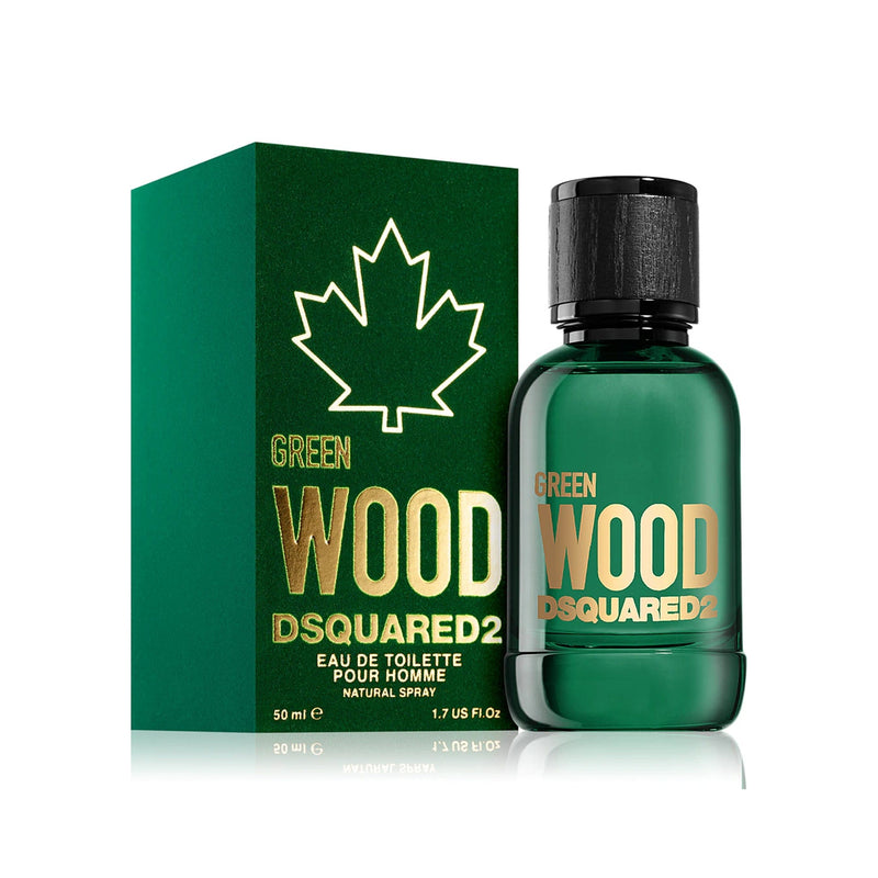 Dsquared2 Green Wood, Apa de Toaleta, Barbati - 50ml