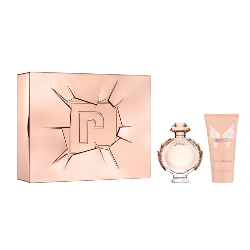 Paco Rabanne Olympea, Set Cadou Femei, 80ml Apa de Parfum + 100ml Lotiune de Corp