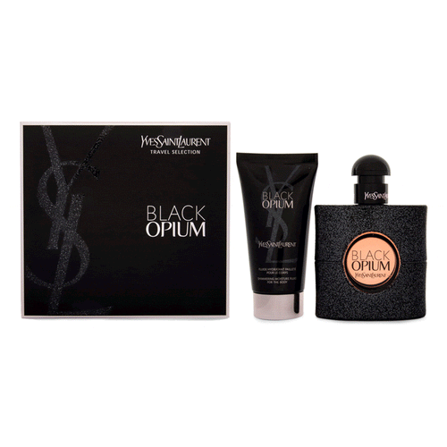Yves Saint Laurent Set Cadou Black Opium, Apa de Parfum 50ml + Lotiune de Corp 50ml, Femei - 50ml