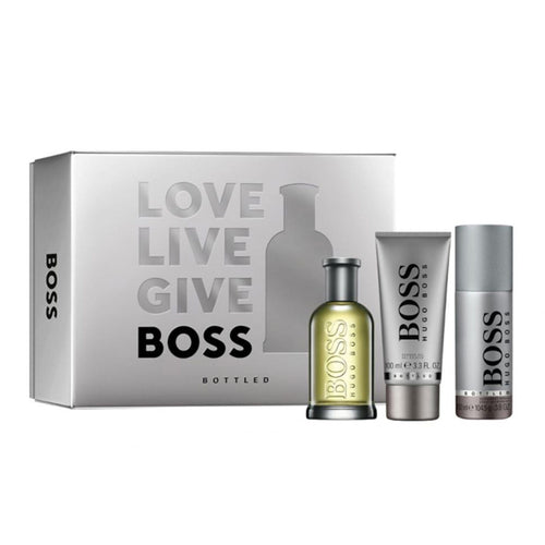 Hugo Boss Set Cadou Boss Bottled, 100 ml Apa de Toaleta +100 ml Gel de Dus +150ml Deodorant Spray