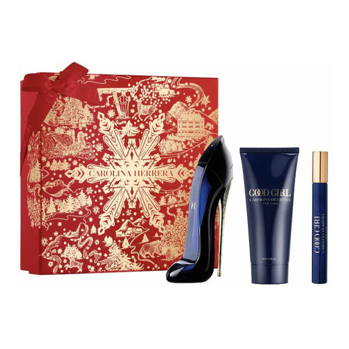 Carolina Herrera Set Cadou Good Girl Apa de Parfum 80ml + Apa de Parfum 10ml + Lotiune de Corp 100ml