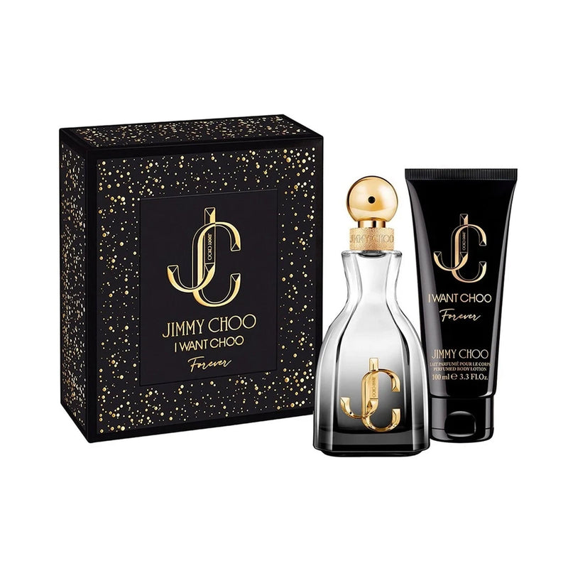 Jimmy Choo Set Cadou I Want Choo Forever Femei , Apa de Parfum 60ml + Lotiune de Corp 100ml