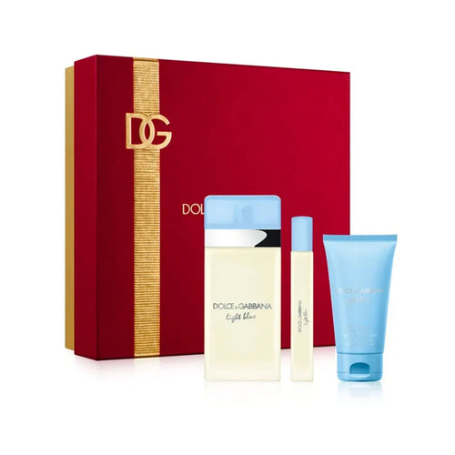 Dolce & Gabbana Set Cadou Light Blue, 100ml Apa de Toaleta + 10ml Apa de Toaleta + 50ml Lotiune de Corp, Femei
