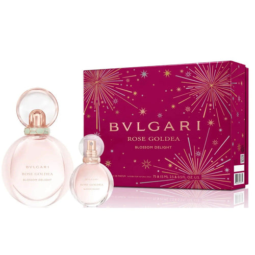 Bvlgari Set Cadou Rose Goldea Blossom Delight, Apa de Parfum 75ml + Apa de Parfum 15ml