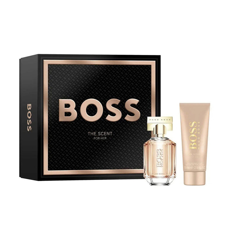 Hugo Boss Set Cadou Scent for Her, Apa de Parfum 50ml + Lotiune de Corp 75ml