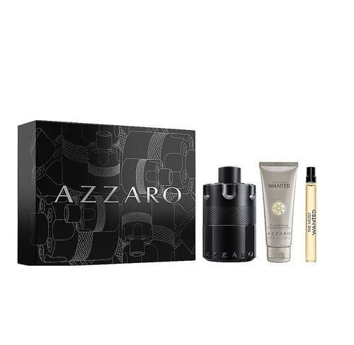 Azzaro Set Cadou The Most Wanted , Apa de Parfum 100ml + Apa de Parfum 10ml + Gel de Dus 75ml