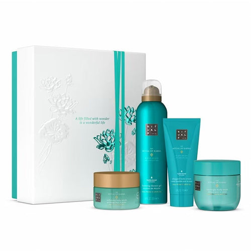 RITUALS Set Cadou The Ritual of Karma, Crema de Corp 100ml + Body Scrub 125ml + Gel de Dus 200ml + Masca Corp 125ml
