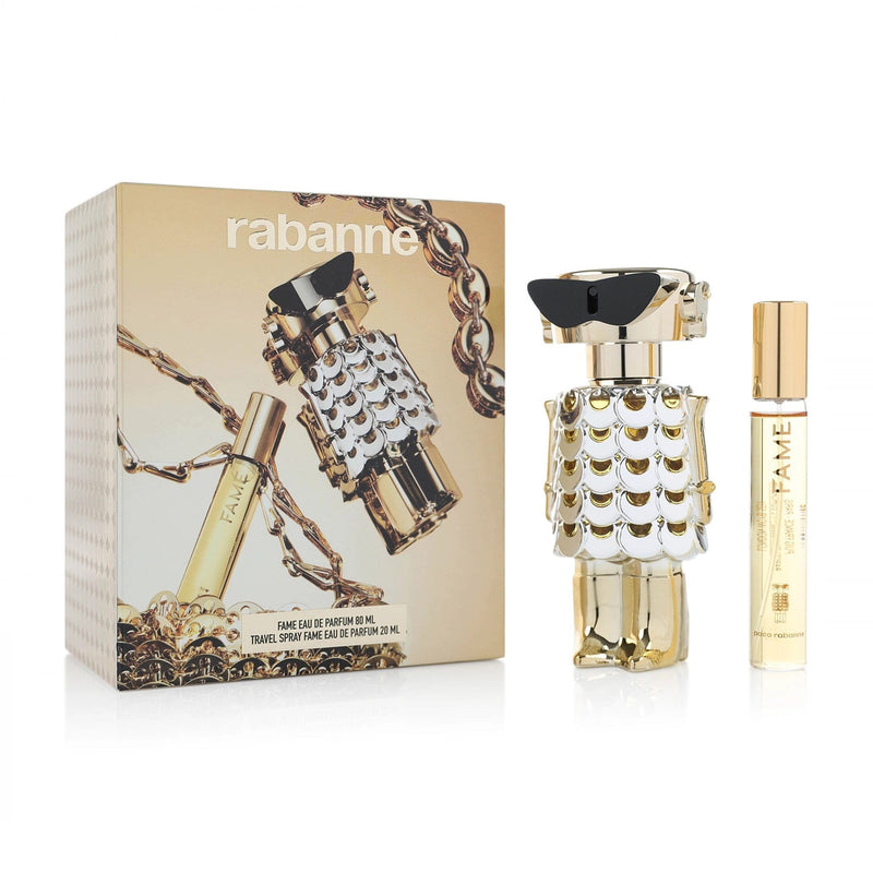 Paco Rabanne Set Cadou Travel Fame, Apa de Parfum 80ml + Apa de Parfum 20ml, Femei