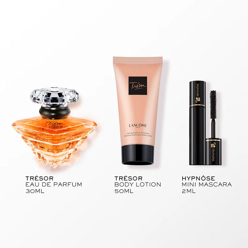 Lancome Set Cadou Tresor , Apa de Parfum 30ml + Lotiune de Corp 50ml + Mini Mascara