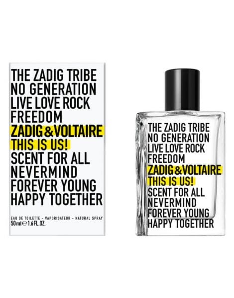 Zadig & Voltaire This is Us, Apa de Toaleta, Unisex - 50ml