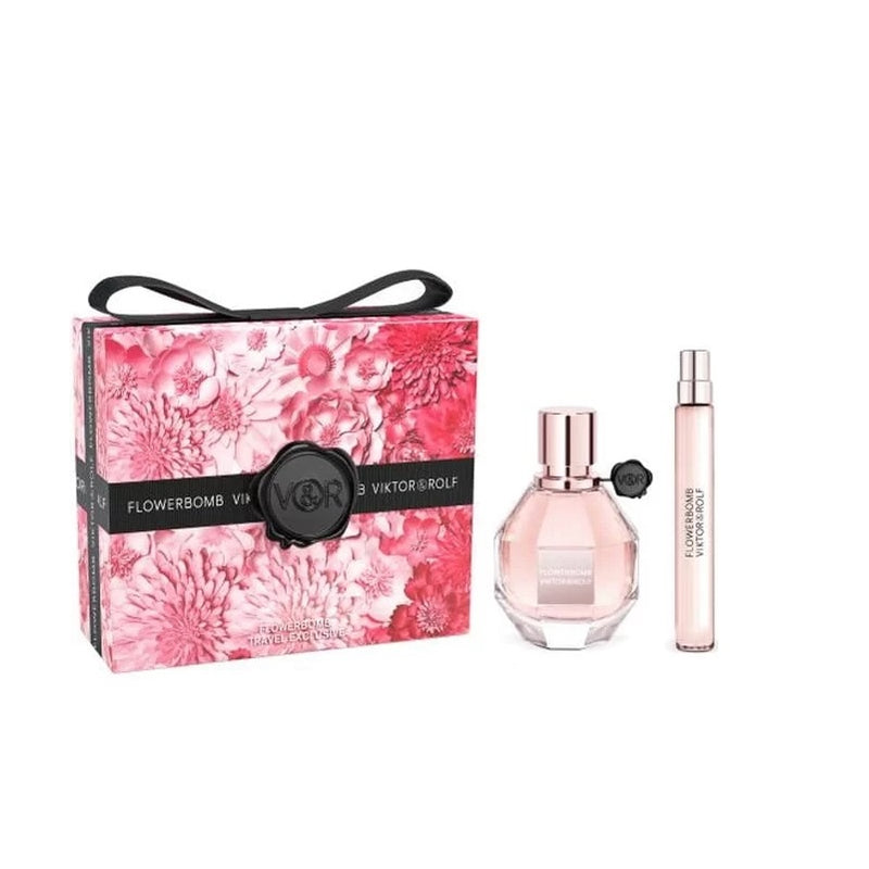 Set Cadou Flower Bomb , Apa de Parfum 50ml + Apa de Parfum 10ml