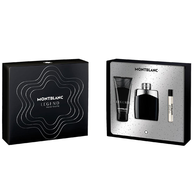 Set Cadou Legend, Barbati, 100 ml Apa de Toaleta + 7,5 ml Mini Parfum  -100 ml Gel de Dus